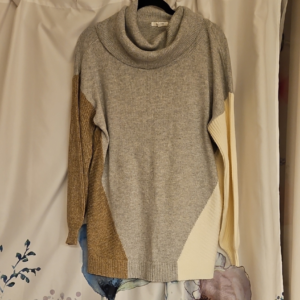 Maurices Multicolor Cowl Neck Sweater